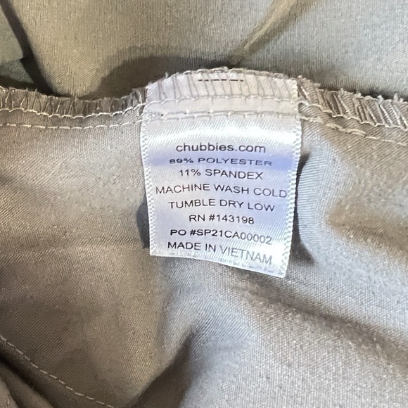 Chubbies Everywear Performance 6 Inch Shorts Size XXL Mens Gray Stretch Athletic - Picture 7 of 7